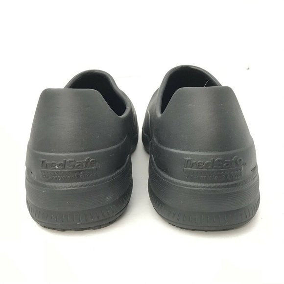 Tredsafe Unisex Black Rubber Non Slip Shoes W7 M6 - Picture 6 of 7